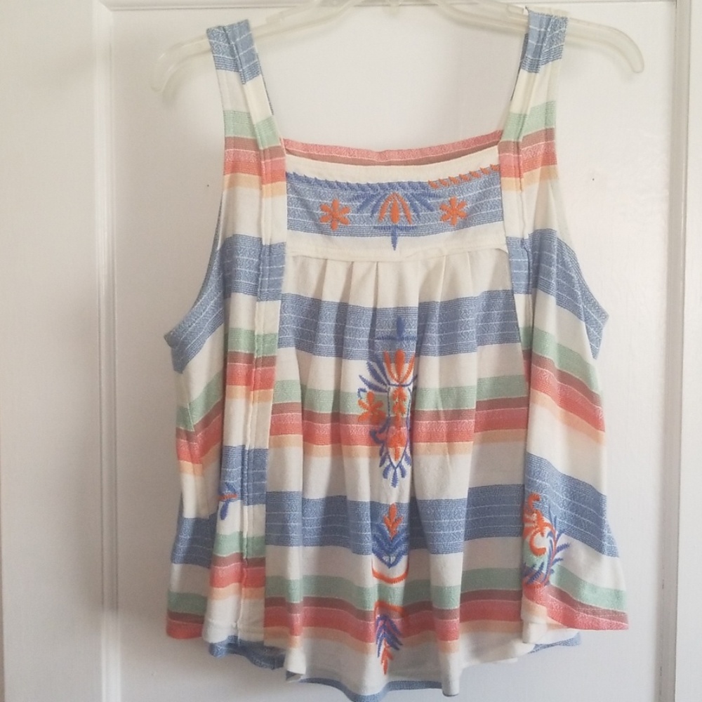 Multicolored tank